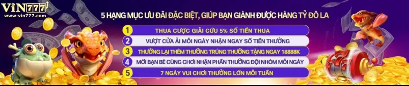 khuyến mãi VIN777